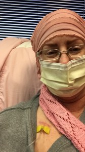 Me sick last week at chemo. They still gave me fluids even though they didn't do the chemo.